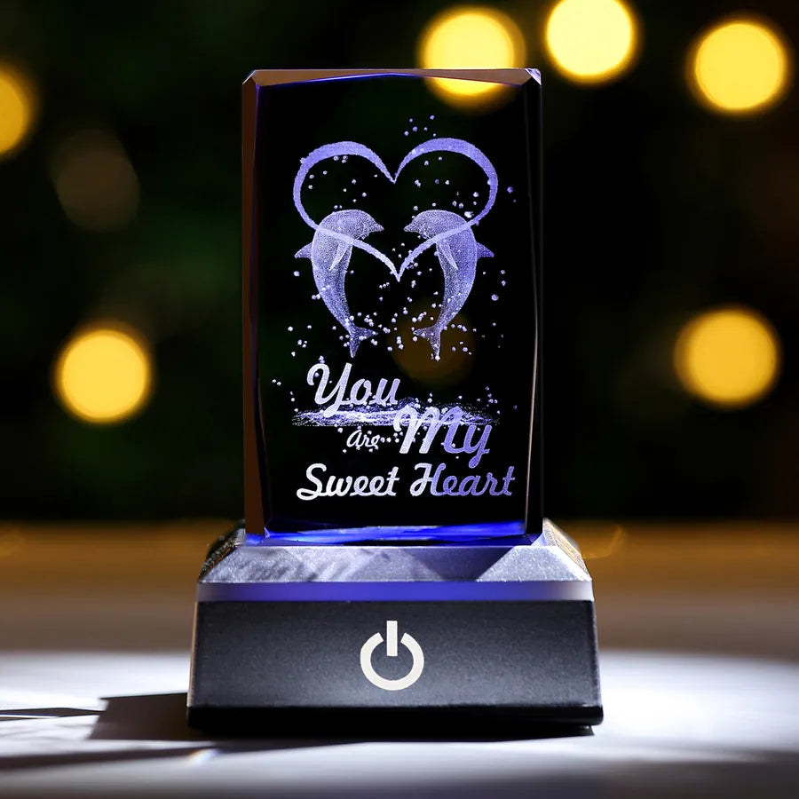 Valentine'S Day Simple Style Animal Rose Crystal Party Led Lights Night Lights