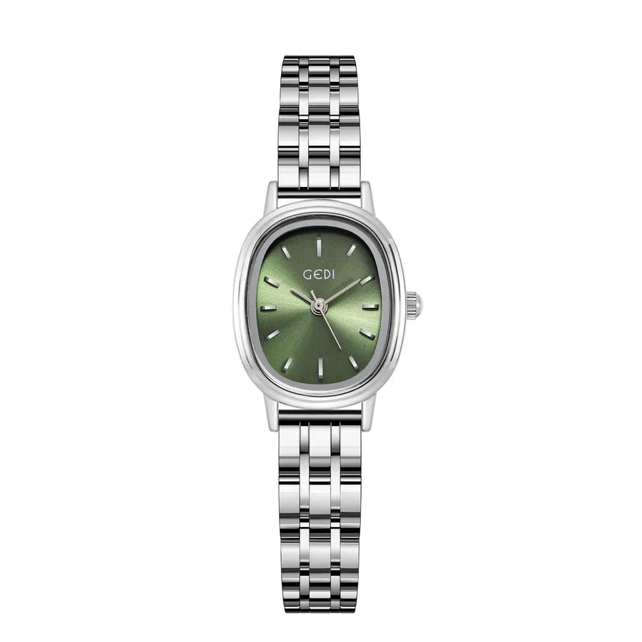 Vacation Simple Style Solid Color Butterfly Double Snap Quartz Watch Women's Watches