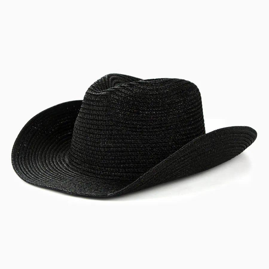 Women's Casual Modern Style Shiny Solid Color Crimping Big Eaves Straw Hat