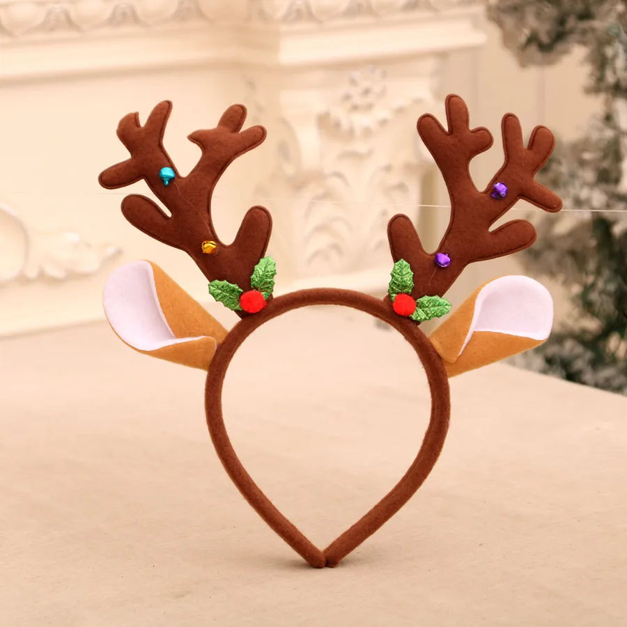 Christmas Cute Snowman Antlers Elk Nonwoven Party Festival Hair Band Costume Props Party Accessories