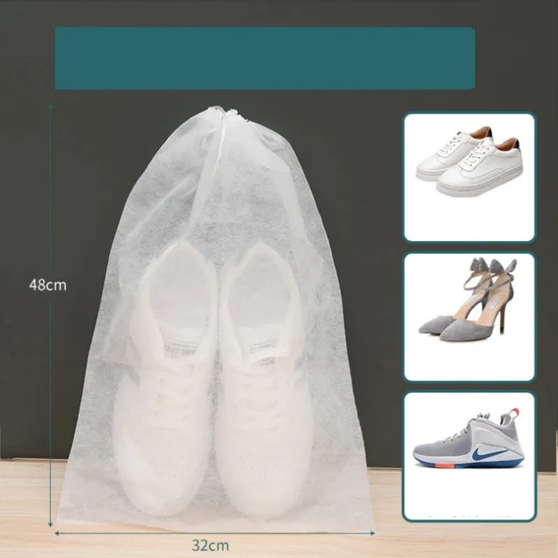Simple Style Solid Color Nonwoven Storage Bag