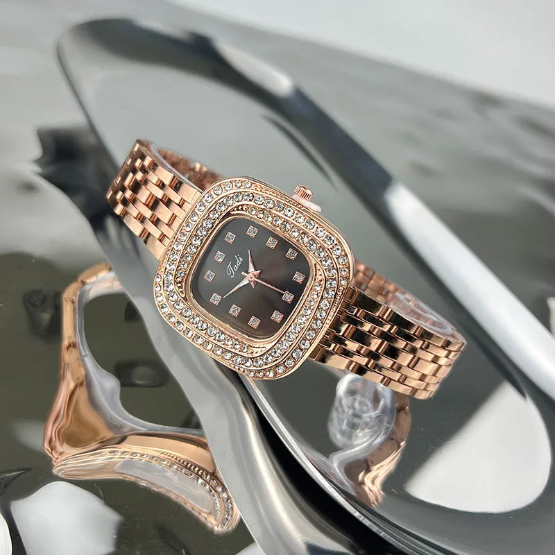 Simple Style Geometric Butterfly Double Snap Quartz Women's Watches