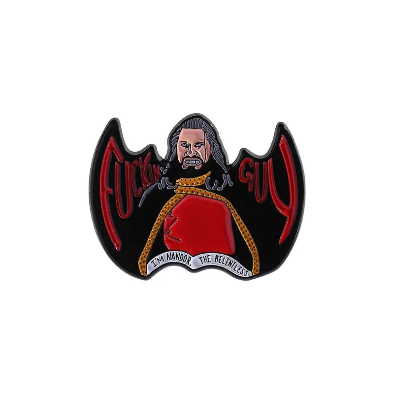 Cartoon Style Cowboy Style Artistic Cartoon Character Alloy Stamping Stoving Varnish Plating Unisex Badge Brooches Collar Pin