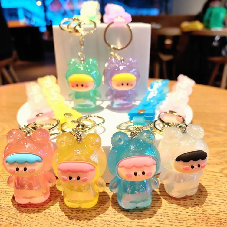 1 Piece Cute Cartoon Character Acrylic Unisex Bag Pendant Keychain