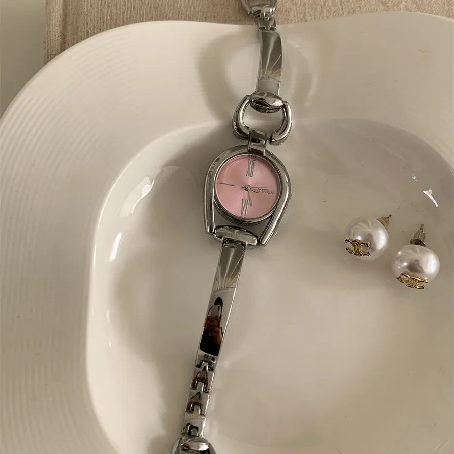 Casual Elegant Vocabulary Words/Name Single Folding Buckle Quartz Watch
