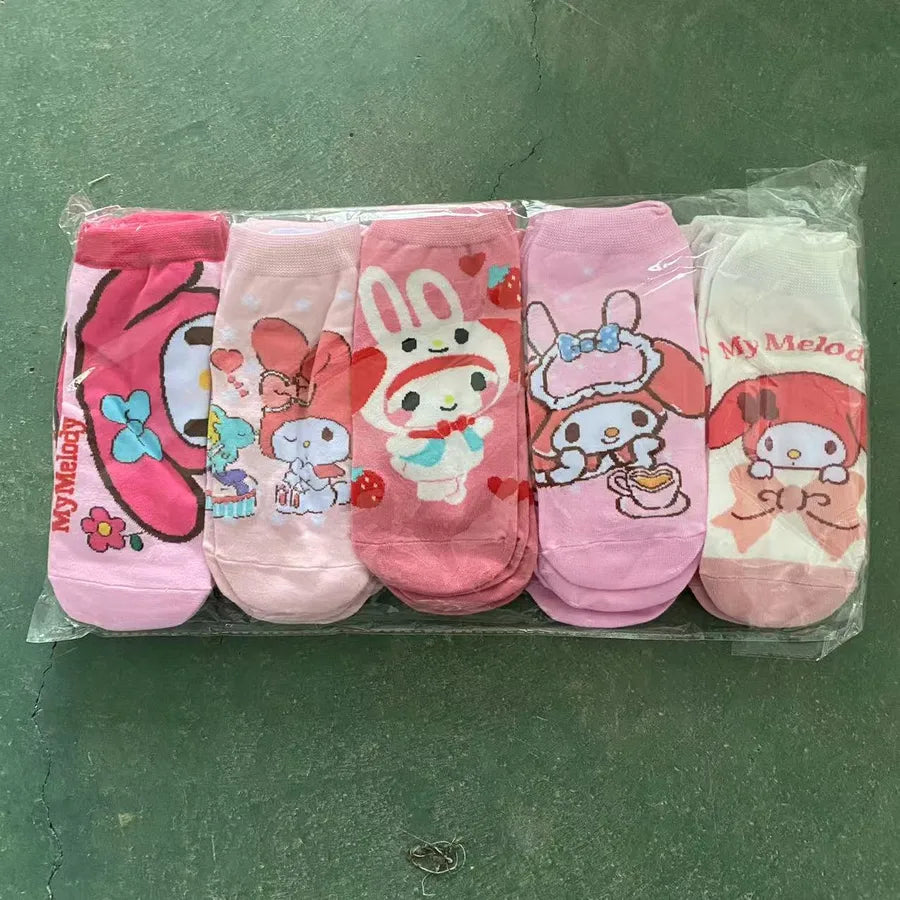 Casual Elegant Women's Dog Cotton Ankle Socks 1 Set