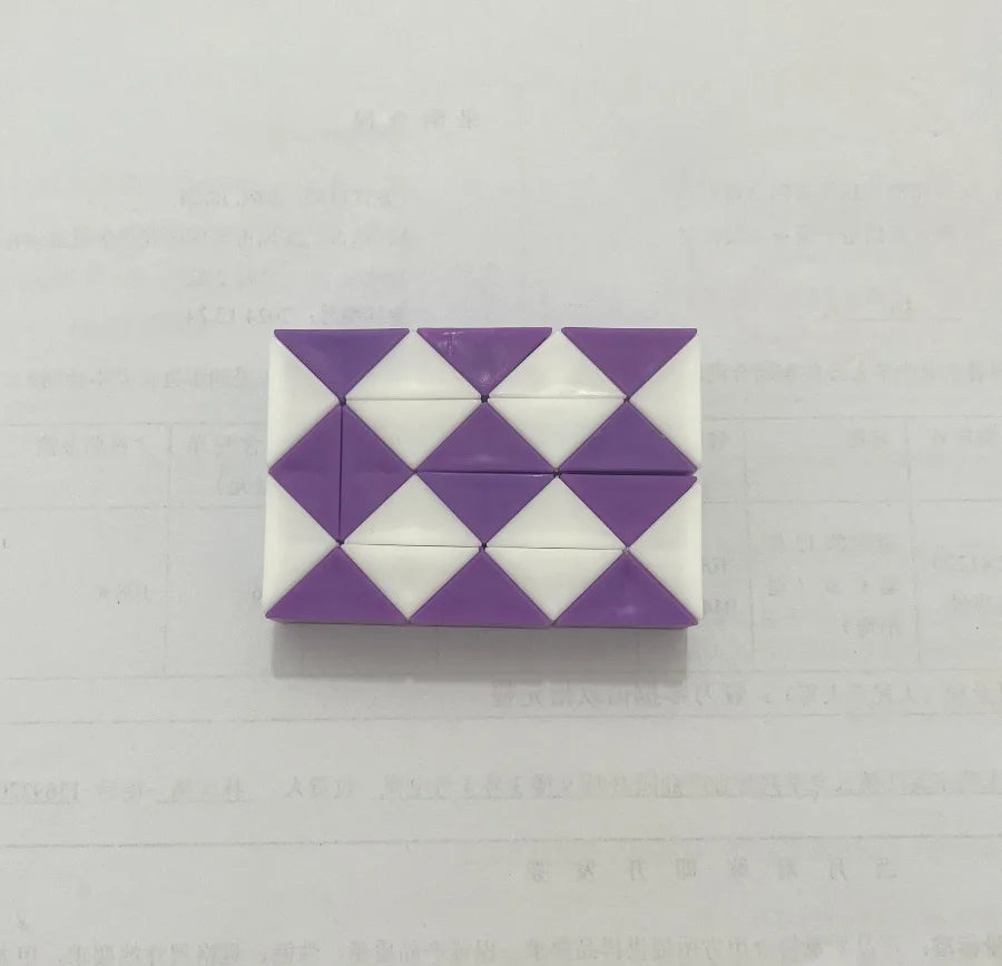 fashion children's educational transformation magic snake folding cube capsule twist toy