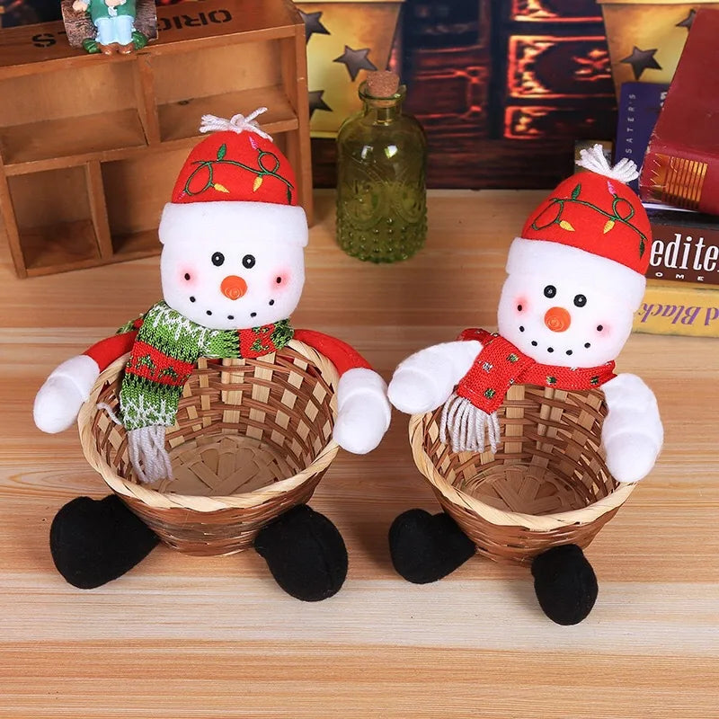 christmas cute santa claus gingerbread snowman bamboo strip party gift wrapping supplies