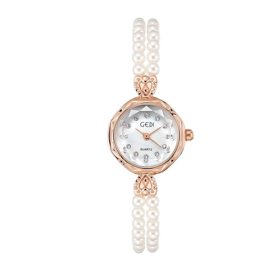 Elegant Glam Letter Jewelry Buckle Quartz Watch Women's Watches
