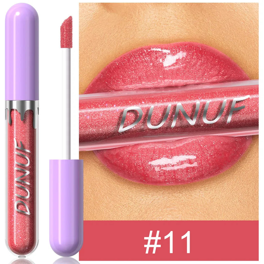 Casual Elegant Multicolor Liquid Lip Gloss