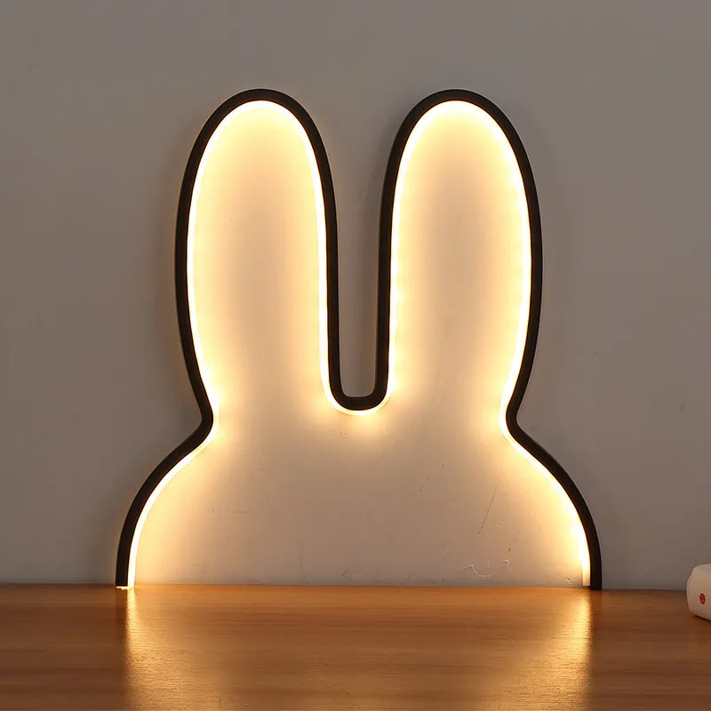 Modern Minimalist Style Night Light Led Circular Disk Cylindrical Stand Decorative Lamp For Bedroom Living Room