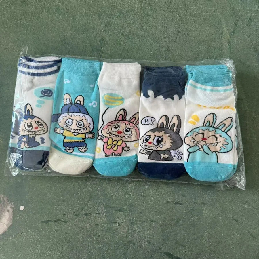 Casual Elegant Women's Dog Cotton Ankle Socks 1 Set