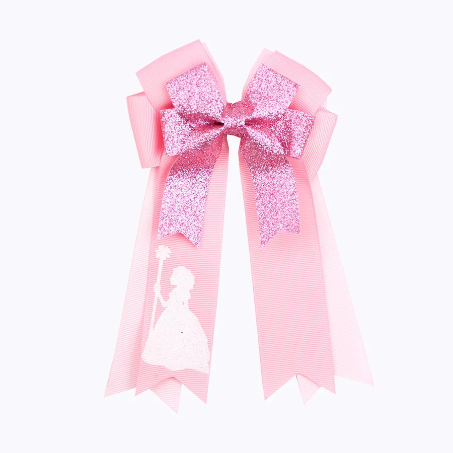 Magic Wicked Witch Hair Accessories Hairpin Pink Green Bow Children Girl Cute Hairpin  Explosions