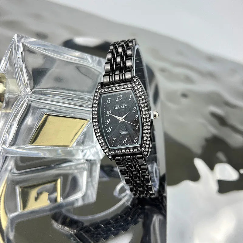 Simple Style Geometric One Piece Buckle Quartz Women's Watches