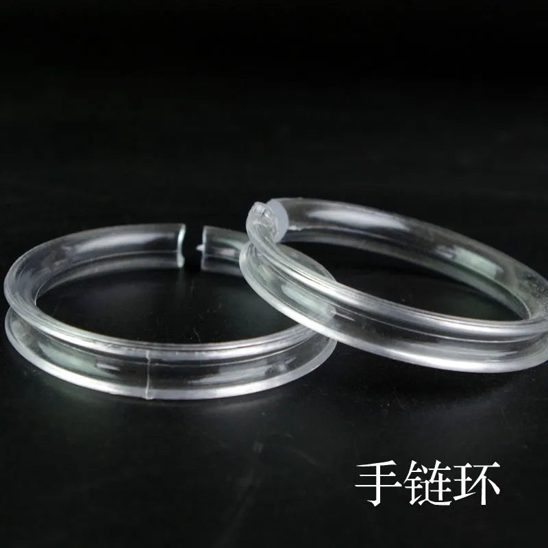 Acrylic Jewelry Display Stand Transparent Bracelet Necklace Holder Nordic Style Integrated Craft PP And Acrylic Material