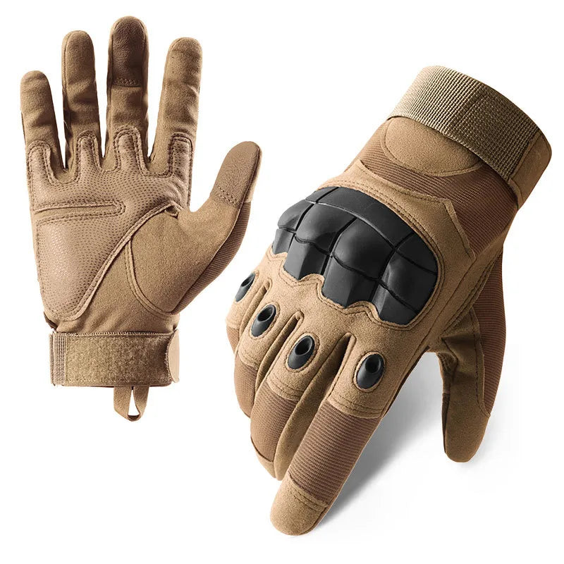 Tactical Gloves Men's Z192 Soft Shell Protective Pad Long Finger Touch Screen Fighting Non-slip Outdoor Military Fan Riding Gloves Men