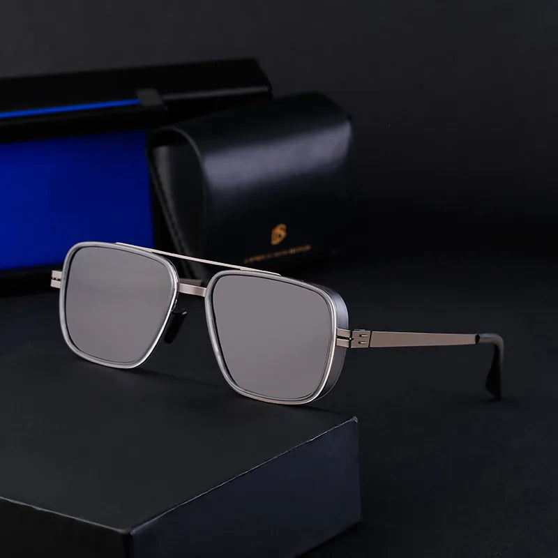 Streetwear Geometric Pc Square Full Frame Men's Sunglasses