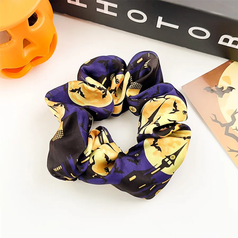 Halloween Pumpkin Skull Large intestine Elastic Hair Ties Festival Atmosphere Retro Classic Head Ropes European Style Design