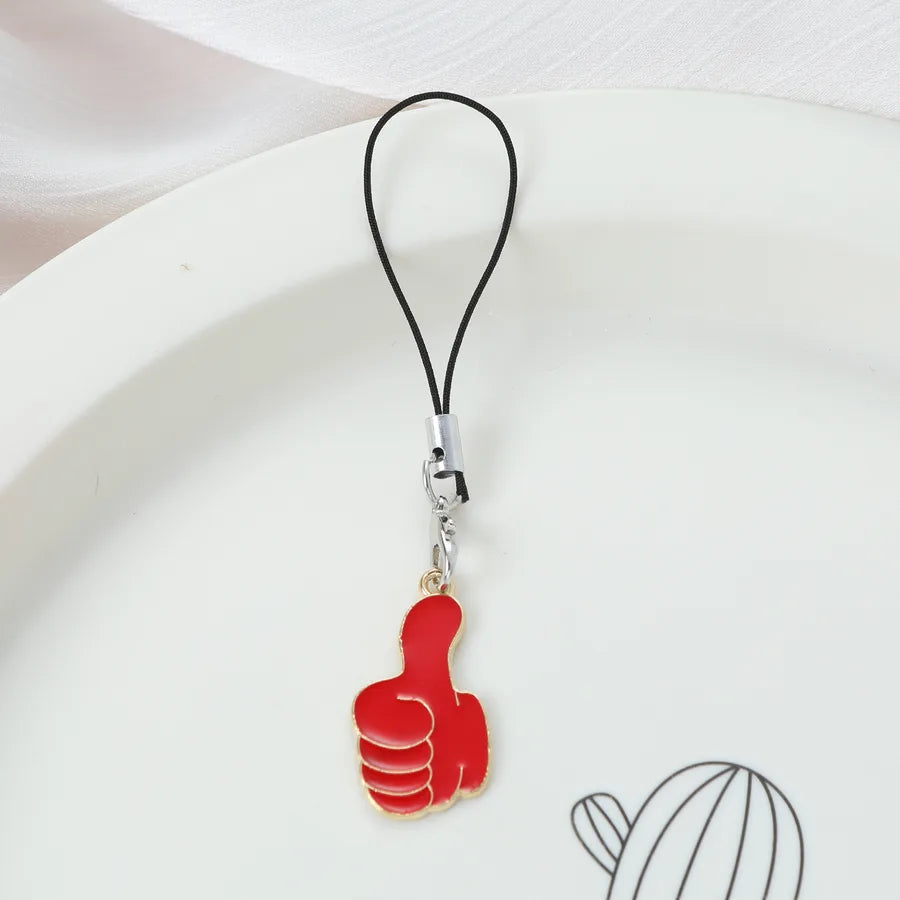 Simple Style Classic Style Letter Alloy Asymmetrical Keychain