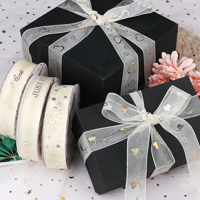 Casual Elegant Simple Style Letter Polyester Wedding Banquet Birthday Party Supplies Gift Wrapping Supplies 1 Roll