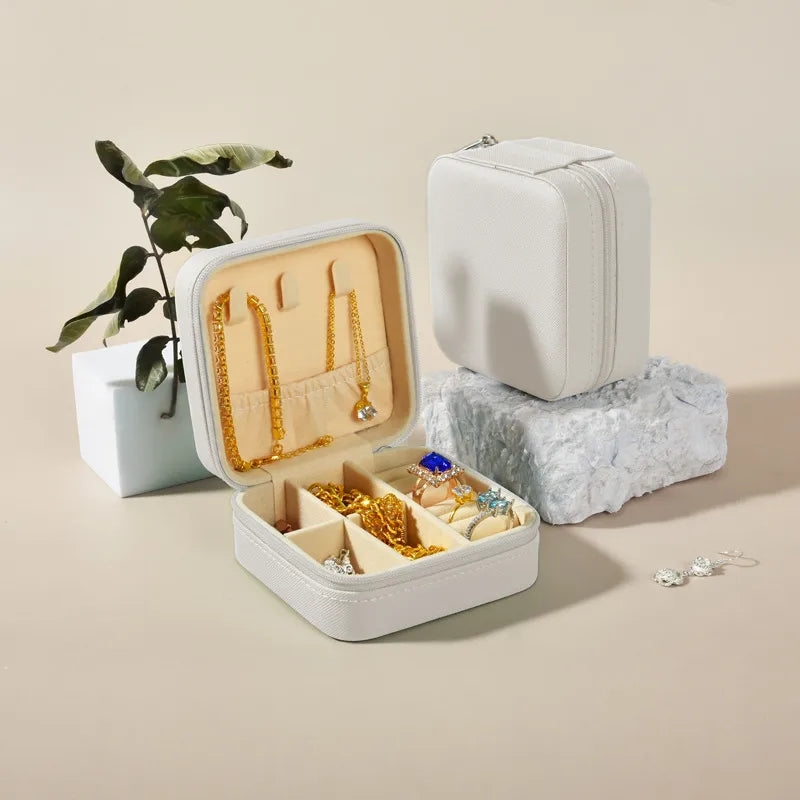 1 Piece Flannel Elegant Simple Style Home Daily Solid Color Jewelry Boxes