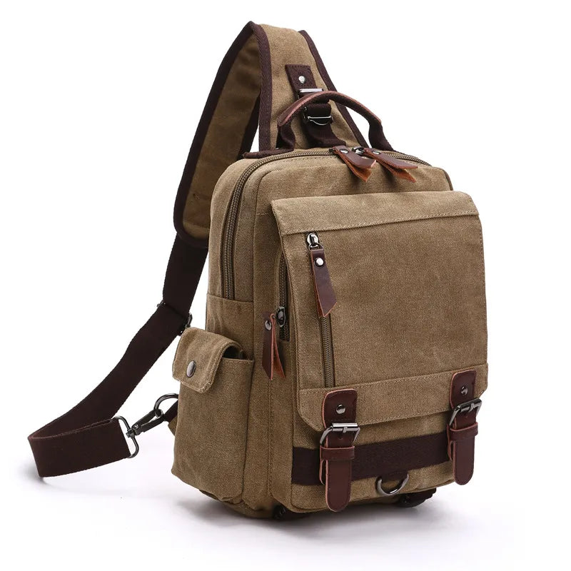 solid color casual travel hiking backpack