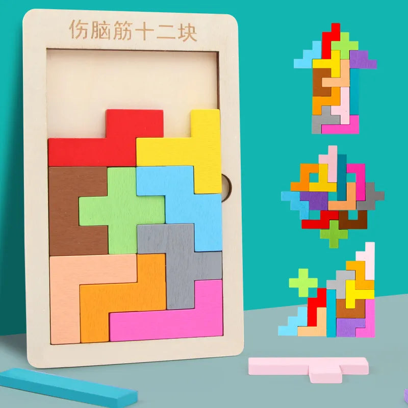 Children's eight-tone harp threading clock rainbow tower four sets of column shape plate twist insect baby educational toys wholesale