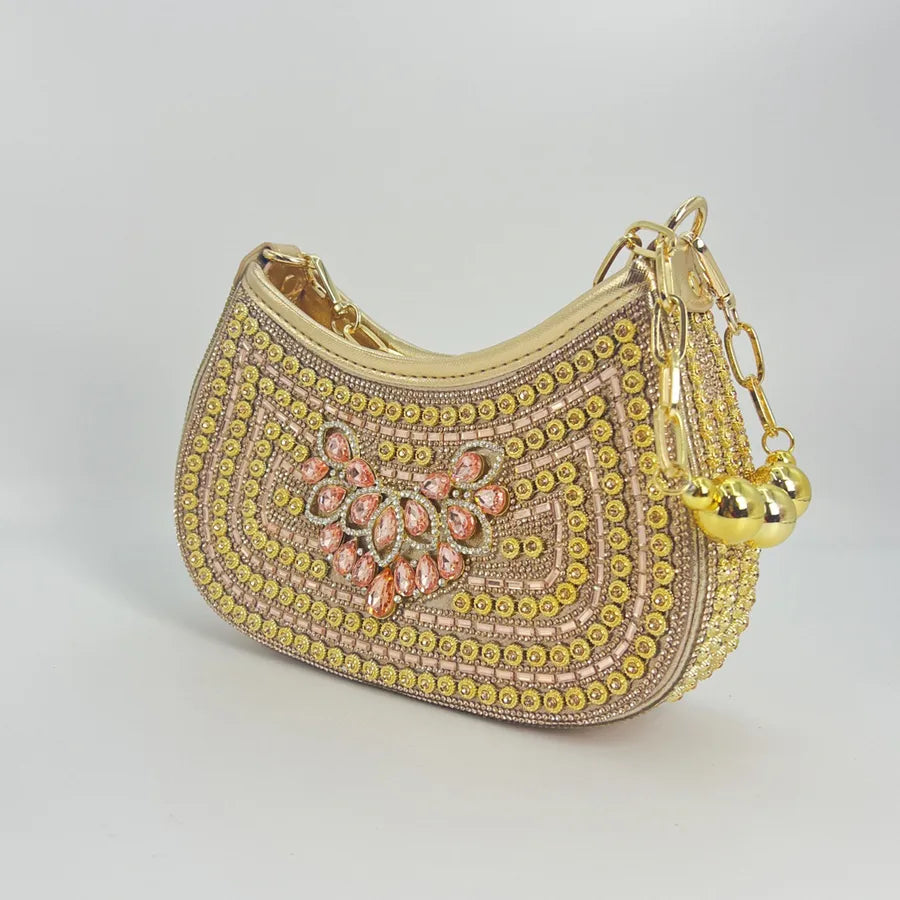 Pu Leather Geometric Pillow Shape Evening Bags