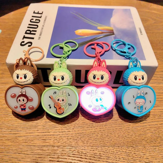 1 Piece Cute Cartoon Character Plastic Unisex Bag Pendant Keychain