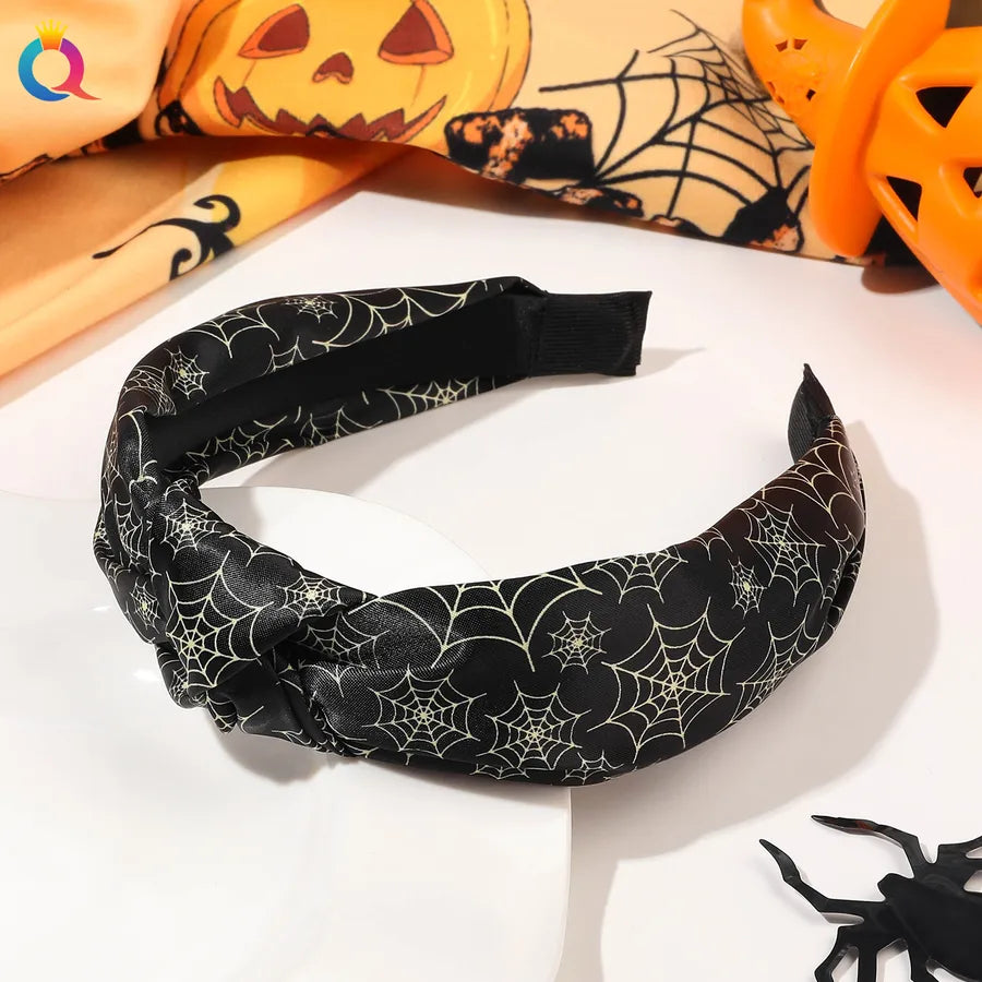 Halloween Retro Women's Color Block Printing Hair Band