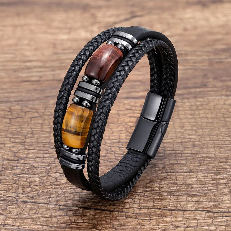 Casual Geometric 316 Stainless Steel  Men'S Bracelets