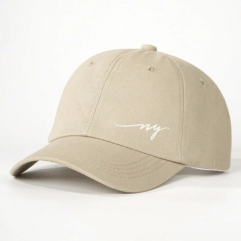 Unisex Casual Classic Style Solid Color Curved Eaves Baseball Cap