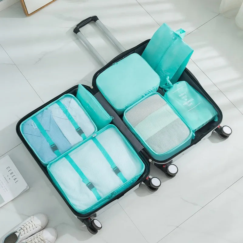 casual solid color cloth storage bag