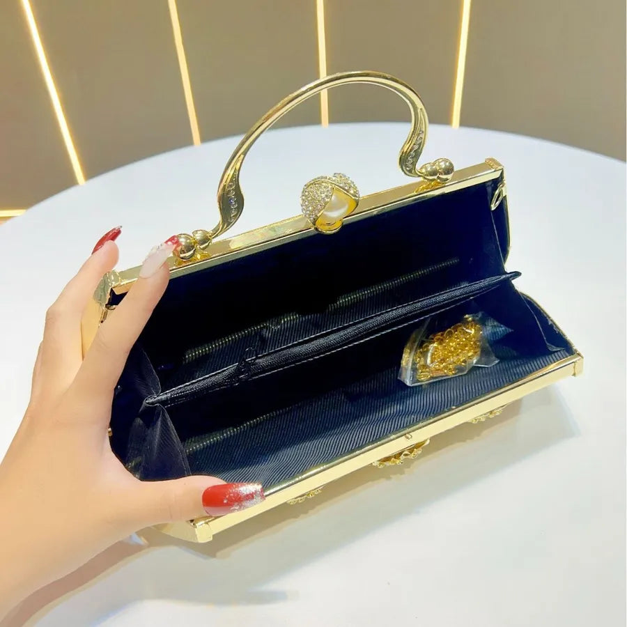 New Women's Large Capacity Handbag Evening Bag Shoulder Crossbody Bag Handbag Polyester Square Bag Lock Buckle Fashion Element