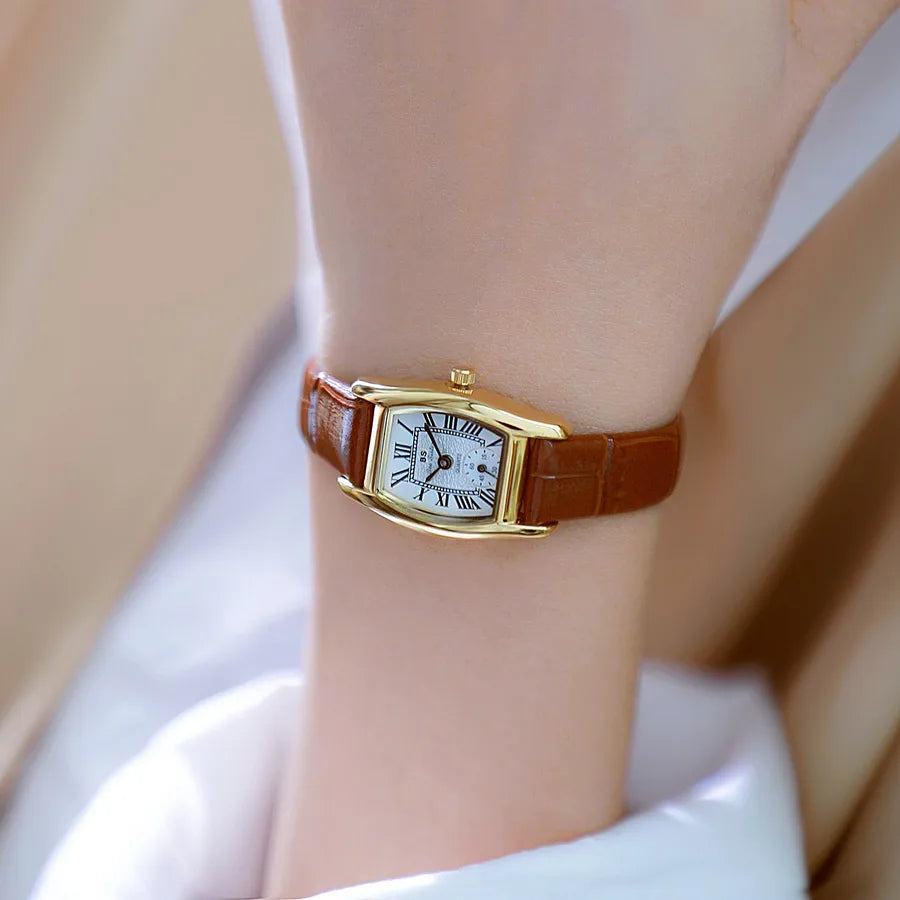Vintage Style Classic Style Geometric Butterfly Double Snap Quartz Watch Women's Watches