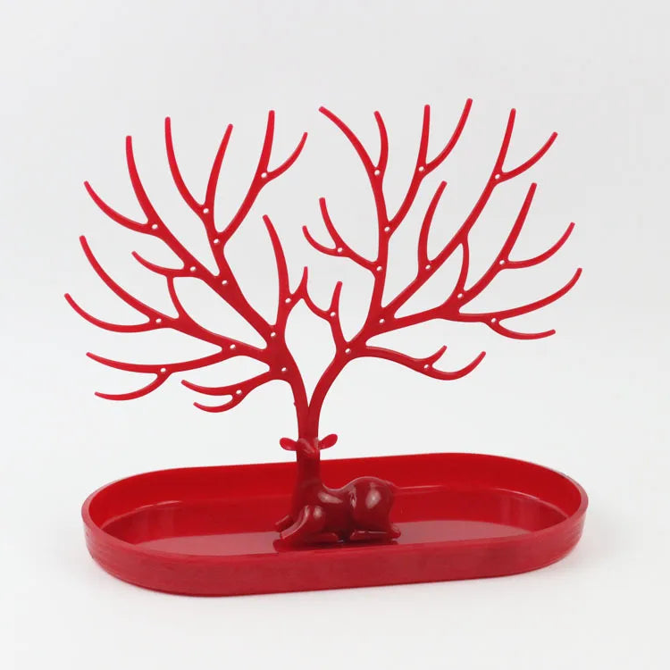 New Small Deer Antler Shaped Jewelry Storage Box Bracelet Earring Necklace Display Stand Organizer For Jewelry Accessories