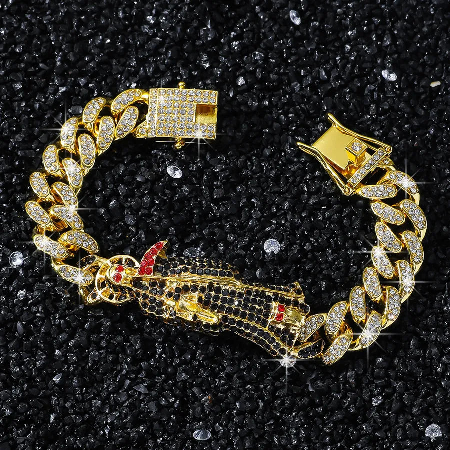 New   Fashion Punk Bracelet Men's Creative Personality Metal Trendy Domineering Bracelet