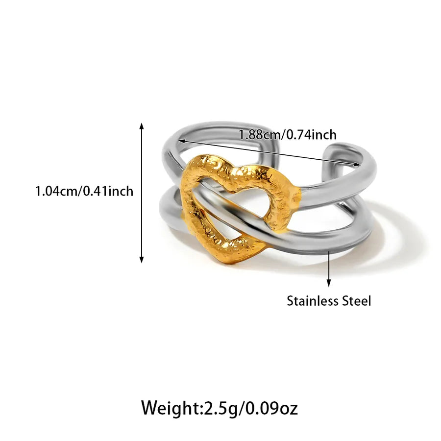 Wholesale Jewelry Hawaiian Tropical Streetwear Solid Color 304 Stainless Steel Rings