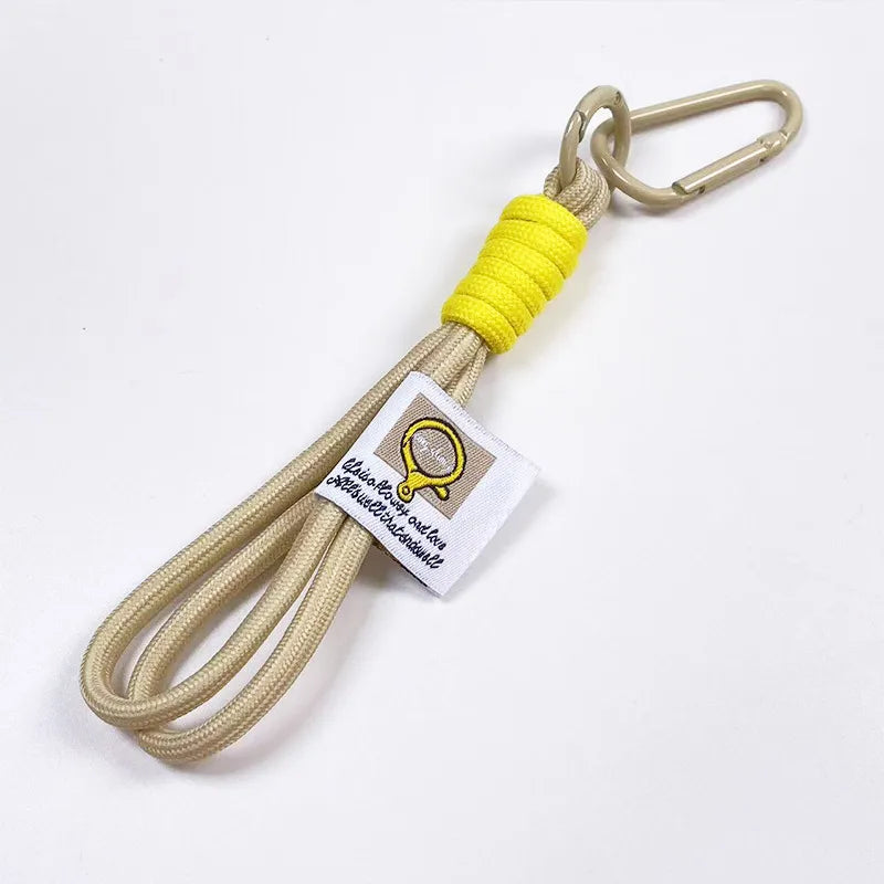 Cute Metal Keychain Pendant Beaded Bookbag Girl's Bag Charm  Style Cartoon Design Half Handmade Flower