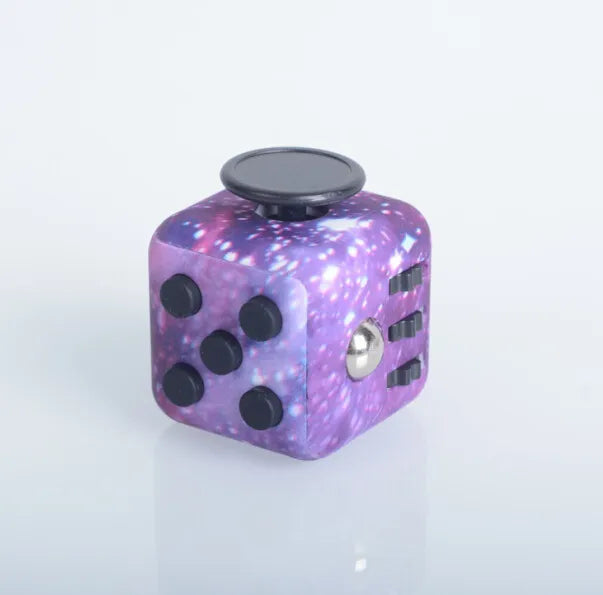 hot 6-sided 12-sided decompression Rubik's cube anti-anxiety pressure vent artifact decompression Rubik's cube dice spot