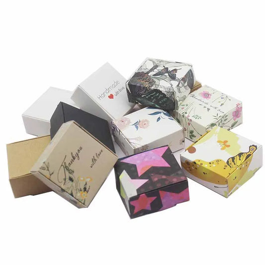 Multicolor Butterfly Handmade Gift Box Black Cow White Jewelry Packaging Thank You Box Elegant Present Container