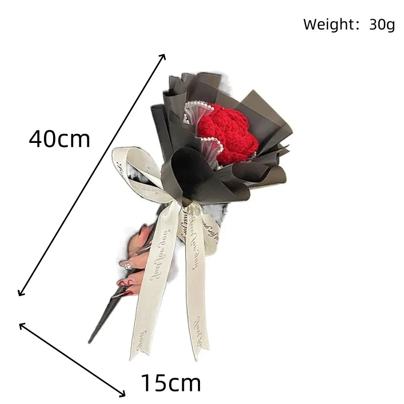 Sweet Multicolor Knit Artificial flowers
