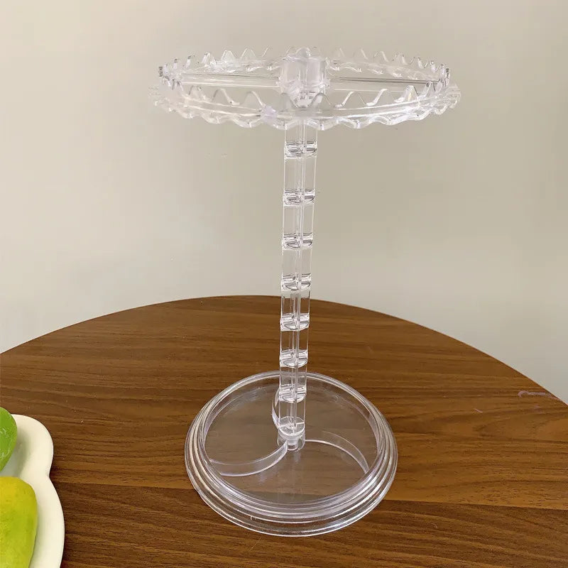 Multi-Layer Rotating Earring Storage Rack Women's Jewelry Display Stand Bracelet Necklace Small Accessories Holder Hair Tie