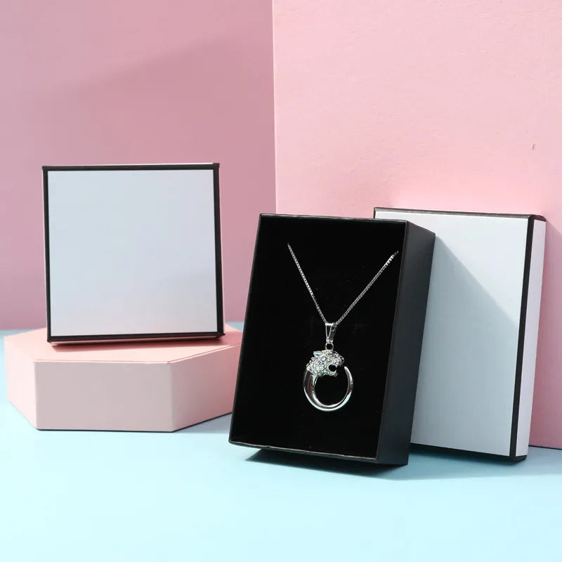 1 Piece Paper Basic Simple Style Daily Square Jewelry Boxes