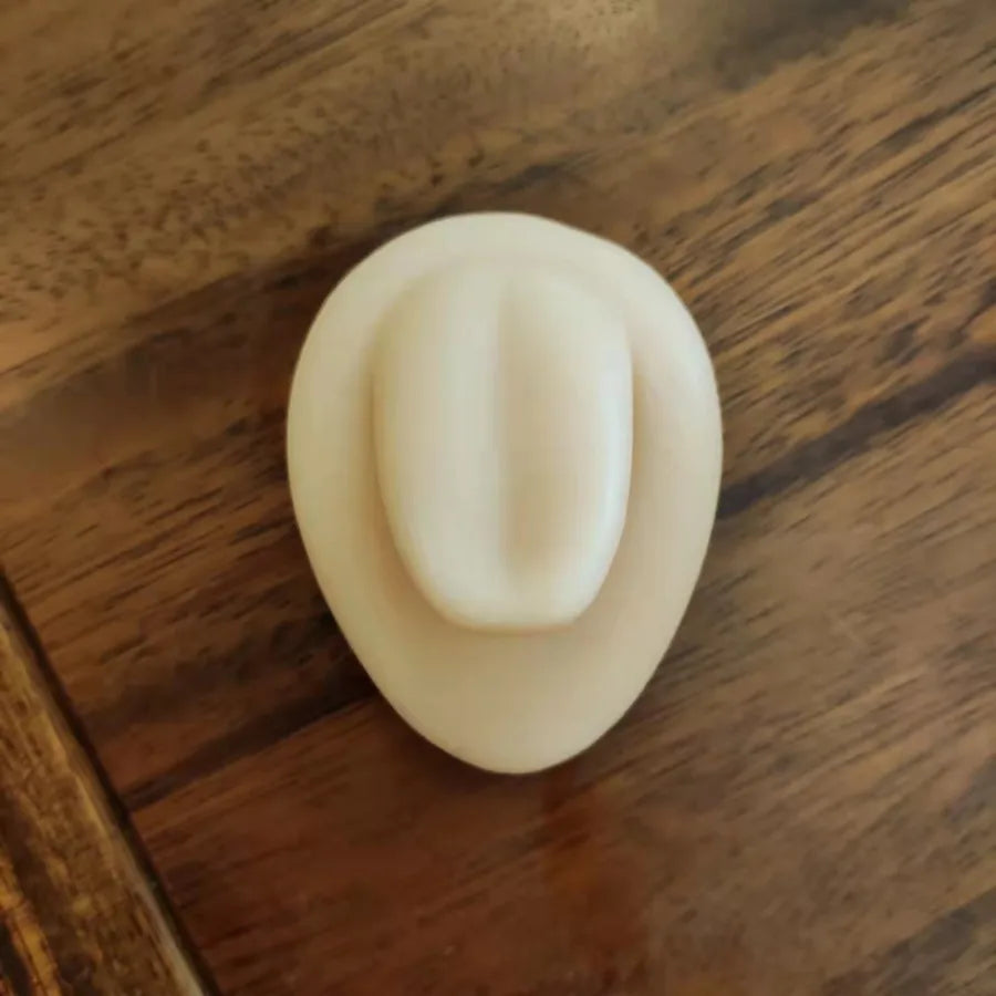silicone simulation fake ear facial features teaching practice props nose mouth navel stud ring accessories display stand model