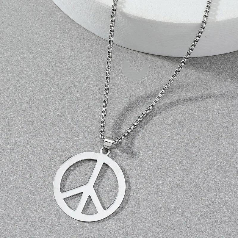 fashion stainless steel plating men's necklace
