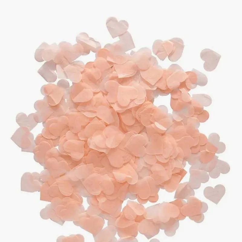 2.5cm heart-shaped love paper pieces Valentine's Day wedding venue hand-held throwing paper scraps transparent balloon filler