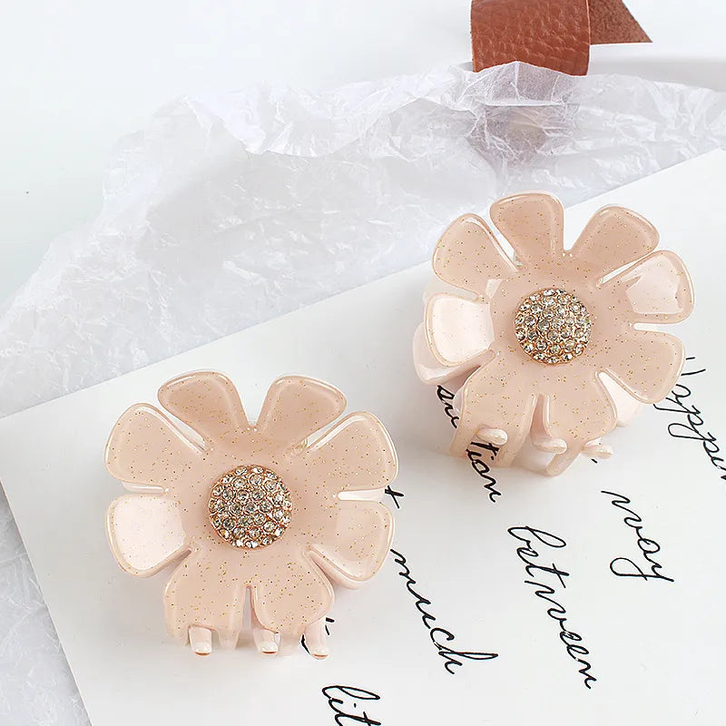 Cute Women's Flower Acetic acid sheets Hair Claws