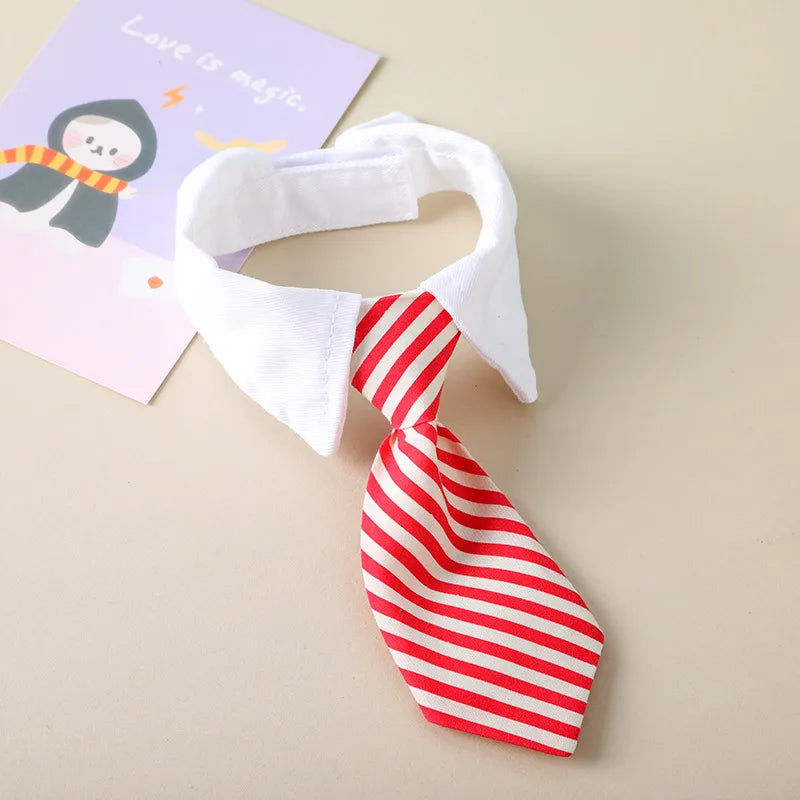 british style polyester stripe pet accessories