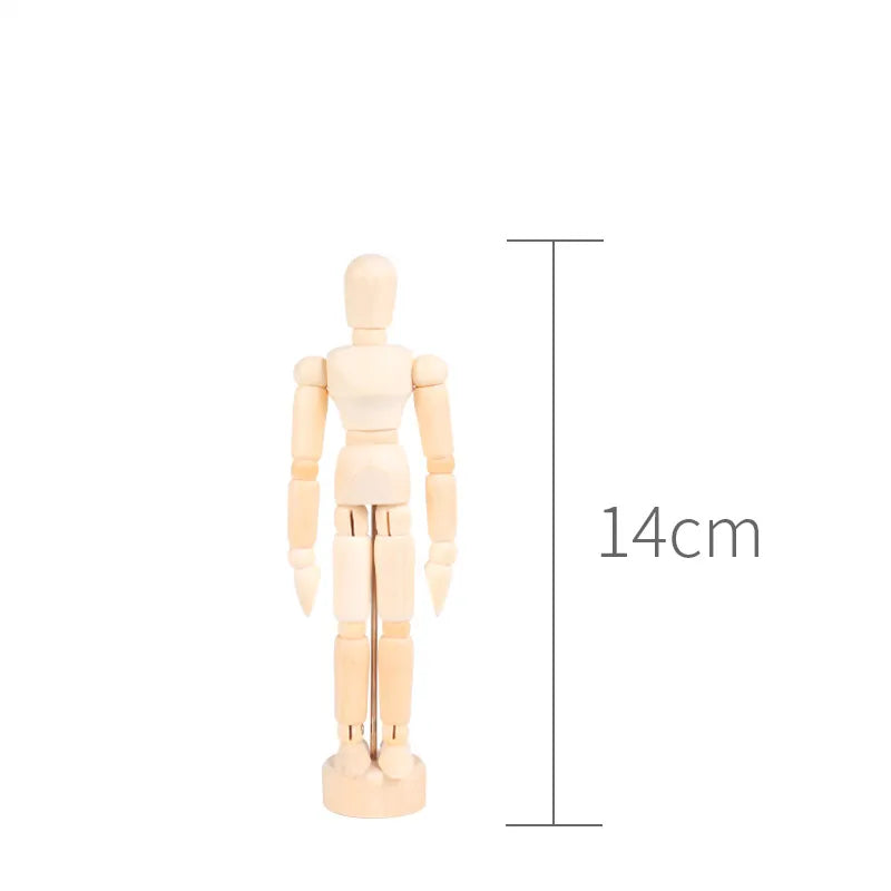 1 piece human hand casual daily wood simple style painting tools